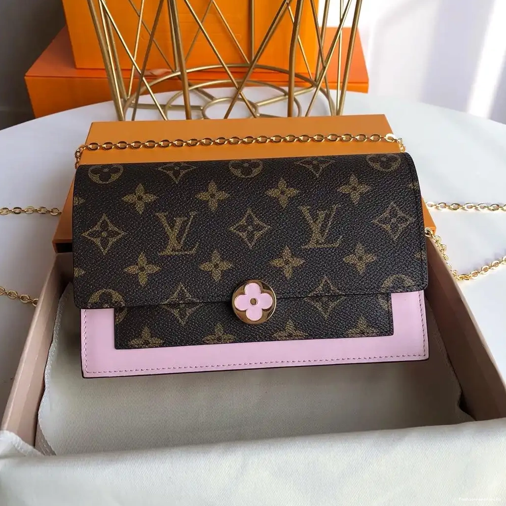 FS CHEAP WALLET FLORE VUITTON LOUIS CHAIN 0609